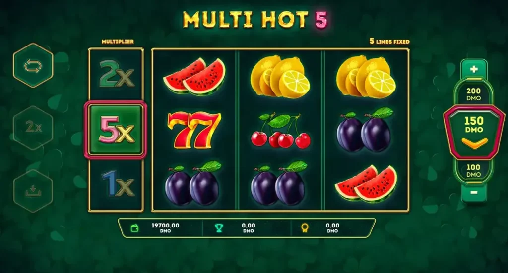 أسلوب لعب متعدد اللاعبين في لعبة Hot 5