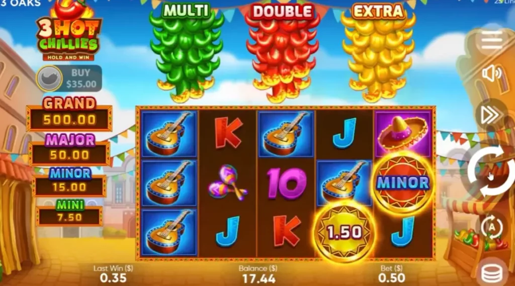 رمز خاص لثلاثة أنواع من الفلفل الحار