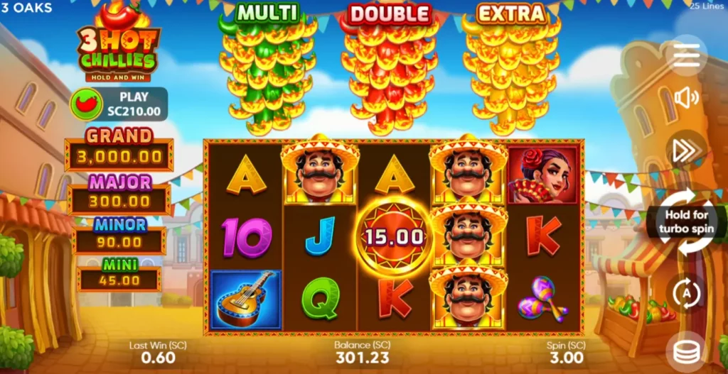 لعبة 3 فلفل حار