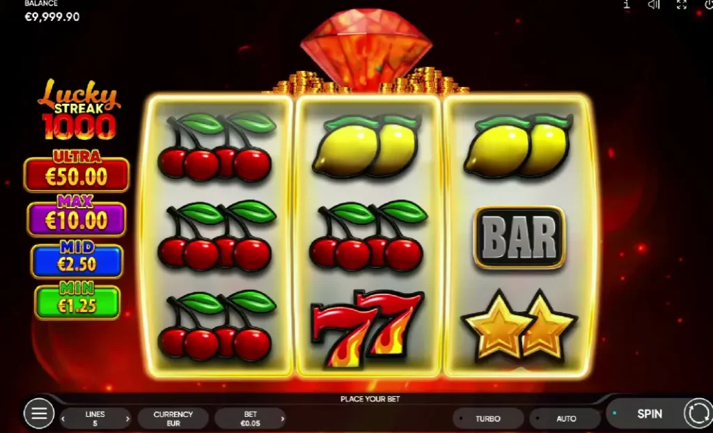 لعبة Lucky Streak 1000