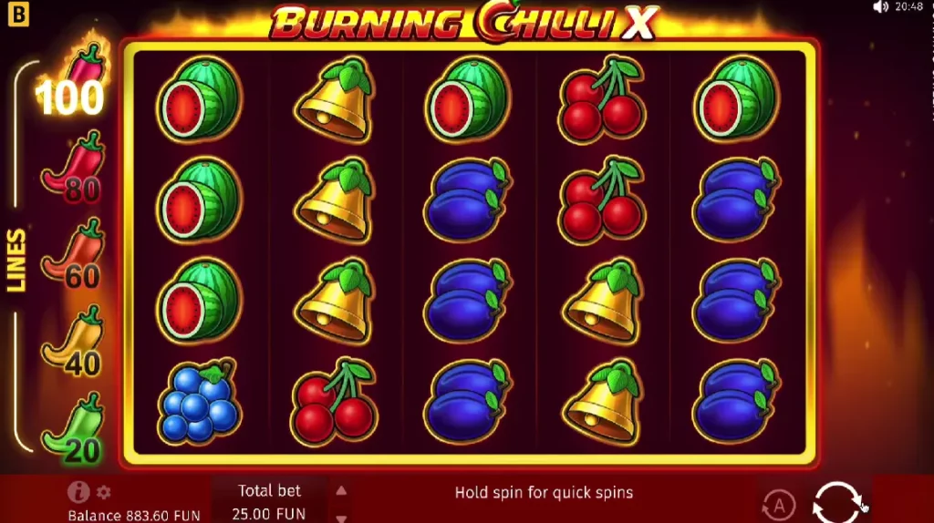 واجهة Burning Chilli X