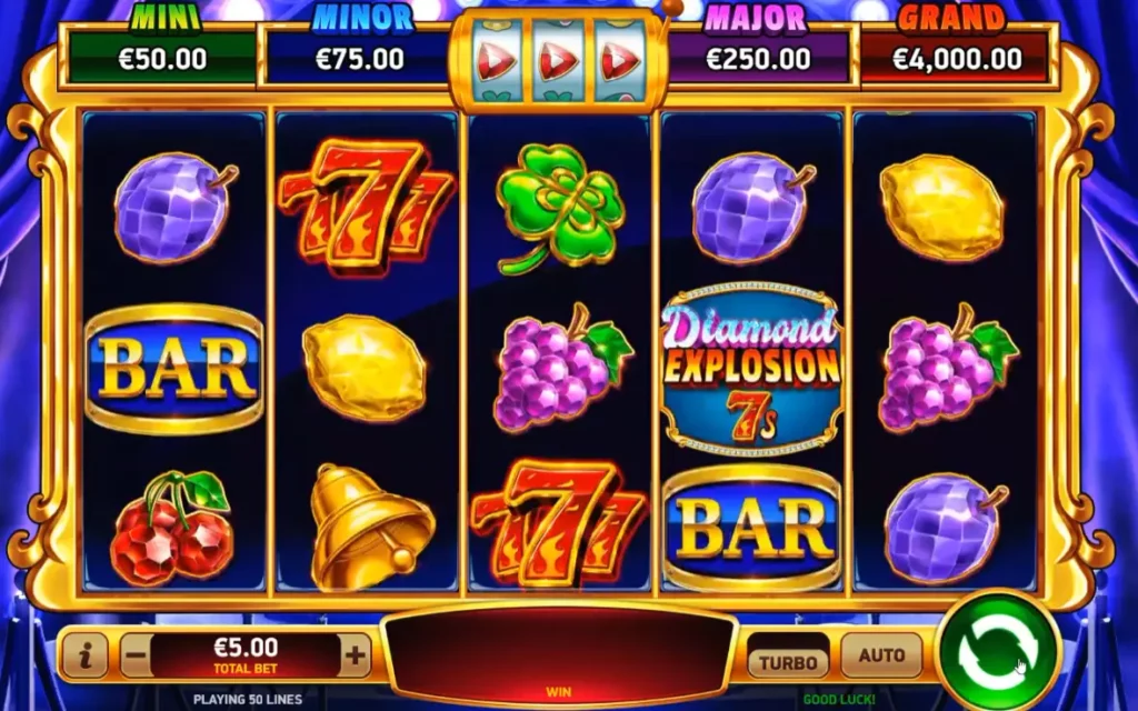 واجهة Diamond Explosion 7s