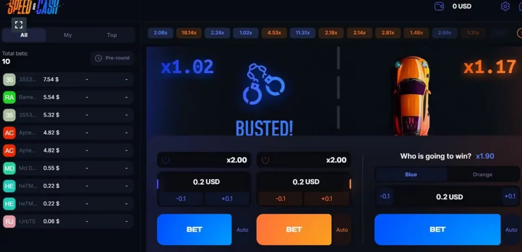 واجهة سبيد أند كاش